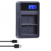 Двойное USB зарядное устройство для аккумулятора Panasonic DMW-BLF19