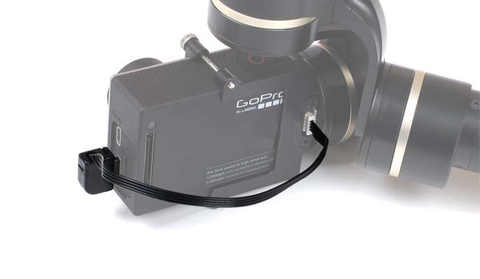 Кабель для питания GoPro от трёхосевого стабилизатора FY-G4