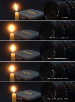 Светофильтр NiSi Cinema 4×5.65” Allure Mist Black Filter (1/8 Stop)