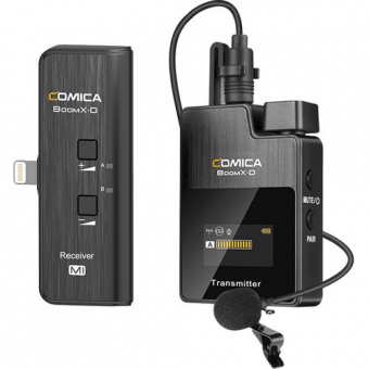 Радиопетличка COMICA BOOMX-D-MI1 (передатчик+приёмник MI) iOS Lightning