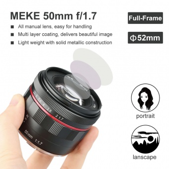 Объектив Meike MK-50mm f/2 для micro 4/3