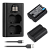 Аккумулятор Powerextra для Fuji NP-W235 2шт + зарядное устройство FJ-W235USB-B