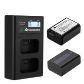 Аккумулятор Powerextra для Sony NP-FW50 2шт + зарядное устройство