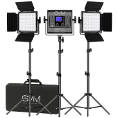 Студийный видеосвет GVM 800D-RGB-II-3L 40Вт RGB комплект 3шт