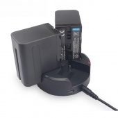 Тройное USB зарядное устройство Kingma BM045 для аккумуляторов Sony NP-F