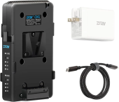 Зарядное устройство ZITAY для аккумуляторов v-mount двухканальное от USB-C