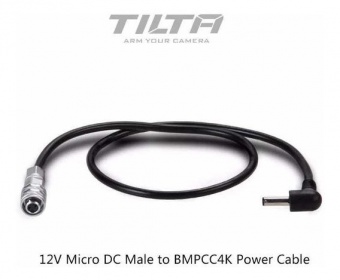 Кабель Tilta 12V Micro DC для питания BMPCC 4K/6K PRO TCB-BMPC-DCM12